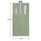 Hoffmaster 8.25" x 4.25" Coin Embossed Quickset Sage Green Dinner Napkins 800 PK 020161 - alternate 2